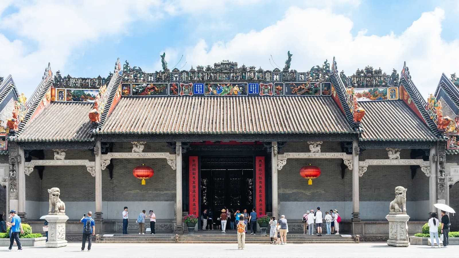 Carved halls and courtyards at Chen Clan Ancestral Hall